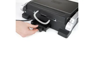 Bordgrill Black+Decker Børstet Stål Temp Kontroller 2000W - Hagemøbler & utemiljø - Grill & utekjøkken - Øvrige griller - Bærbar grill & campinggrill