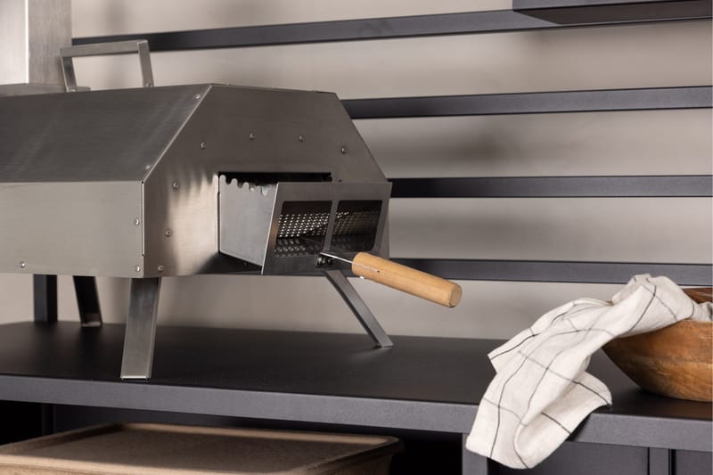 Hamnå Pizzaovn - Sølv - Hagemøbler & utemiljø - Grill & utekjøkken - Øvrige griller - Pizzaovn & vedovn