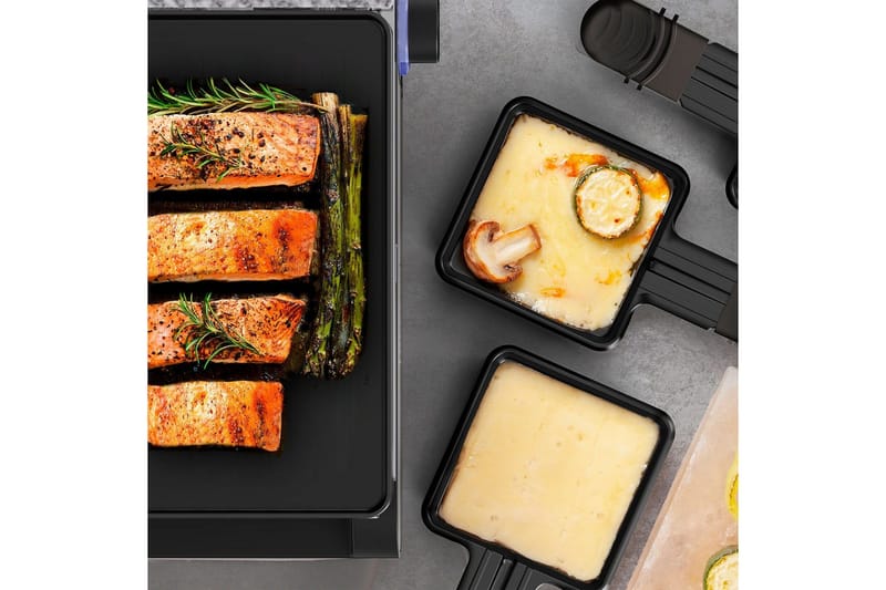Raclettegrill Black+Decker - Sølv - Hagemøbler & utemiljø - Grill & utekjøkken - Øvrige griller - Raclettegrill