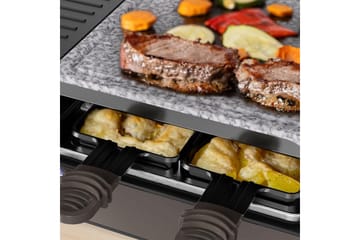 Raclettegrill Black+Decker - Sølv - Hagemøbler & utemiljø - Grill & utekjøkken - Øvrige griller - Raclettegrill