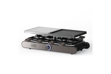 Raclettegrill Black+Decker - Sølv - Hagemøbler & utemiljø - Grill & utekjøkken - Øvrige griller - Raclettegrill