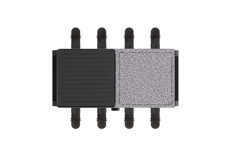Raclettegrill Black+Decker - Sølv - Hagemøbler & utemiljø - Grill & utekjøkken - Øvrige griller - Raclettegrill