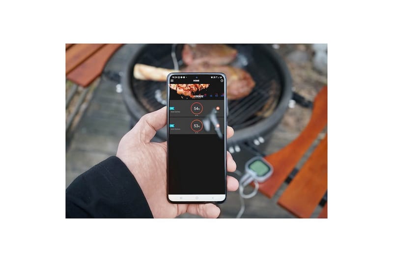 Digitalt mattermometer Mustang for Kjøtt - Hagemøbler & utemiljø - Grill & utekjøkken - Grilltilbehør - Grilltermometer