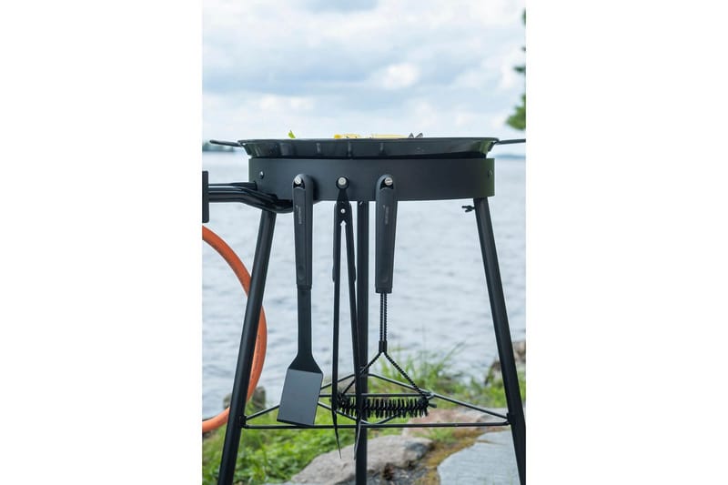 Grillverktøysett Mustang Black Line 3 Deler - Hagemøbler & utemiljø - Grill & utekjøkken - Grilltilbehør