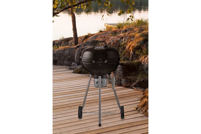 Kulegrill Mustang Basic 47 - Svart - Hagem�øbler & utemiljø - Grill & utekjøkken - Kullgrill - Kulegrill
