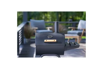 Kullgrill Mustang Barrel Kilgore - Svart - Hagemøbler & utemiljø - Grill & utekjøkken - Kullgrill