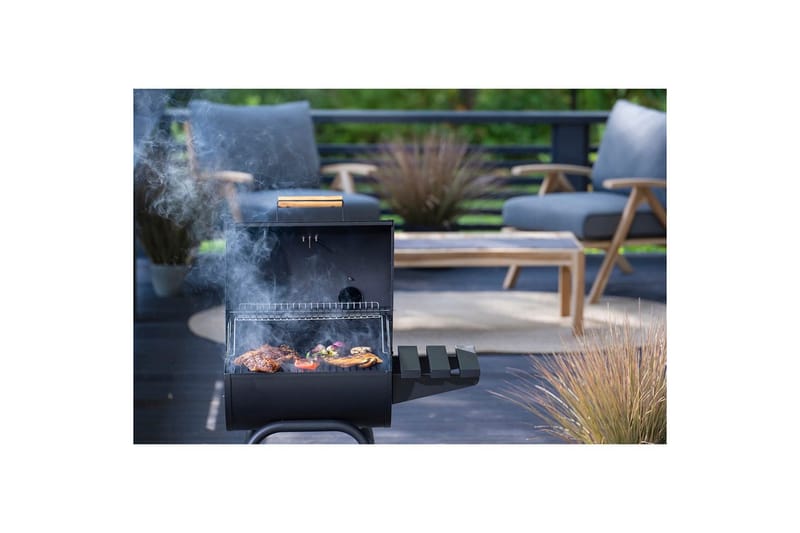 Kullgrill Mustang Barrel Kilgore - Hagemøbler & utemiljø - Grill & utekjøkken - Kullgrill