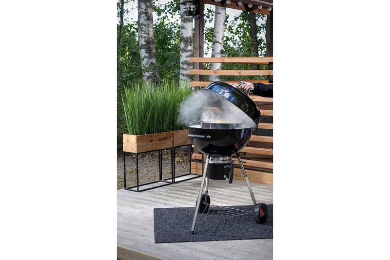 Kullgrill Mustang Gourmet 57 - Svart - Hagemøbler & utemiljø - Grill & utekjøkken - Kullgrill - Kulegrill
