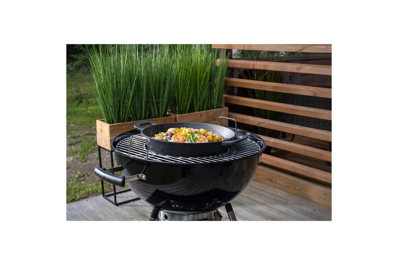 Kullgrill Mustang Gourmet 57 - Svart - Hagemøbler & utemiljø - Grill & utekjøkken - Kullgrill - Kulegrill