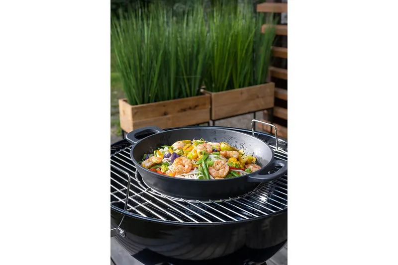 Kullgrill Mustang Gourmet 57 - Svart - Hagemøbler & utemiljø - Grill & utekjøkken - Kullgrill - Kulegrill