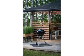 Kullgrill Mustang Gourmet 57 - Svart - Hagemøbler & utemiljø - Grill & utekjøkken - Kullgrill - Kulegrill