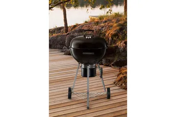 Kullgrill Mustang Gourmet 57 - Svart - Hagemøbler & utemiljø - Grill & utekjøkken - Kullgrill - Kulegrill