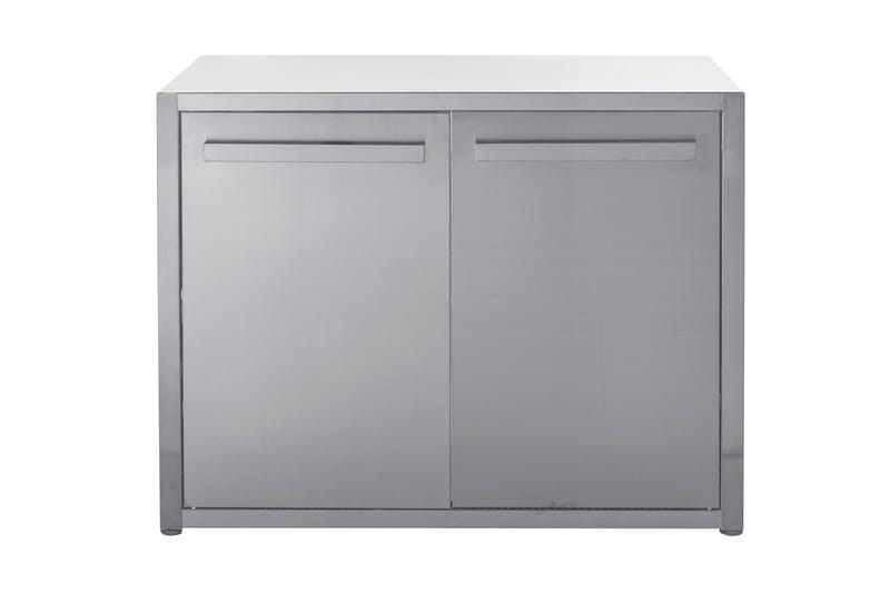 Arbeidsbenk med Dør Nordic Line Stainles S 120 cm Rustfritt - MyOutdoorKitchen - Bygg ditt eget utekjøkken