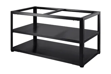 Basemodul Nordic Line Black 120 cm 2 Moduler Svart - MyOutdoorKitchen - Hagemøbler & utemiljø - Grill & utekjøkken - Utekjøkken - Bygg ditt eget utekjøkken