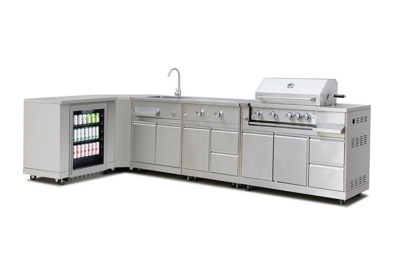Inox Range - 430SS Stainless - Hjørnemodul - Myoutdoorkitchen - Hagemøbler & utemiljø - Grill & utekjøkken - Utekjøkken - Bygg ditt eget utekjøkken