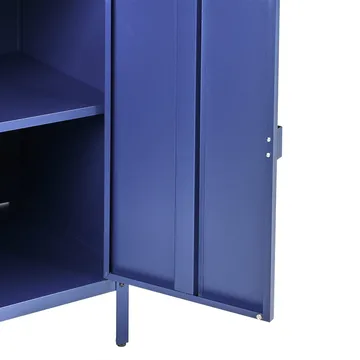 Kjøkkenskap Vilama - Blå, Sølv - Hagemøbler & utemiljø - Grill & utekjøkken - Utekjøkken - Komplette utekjøkken