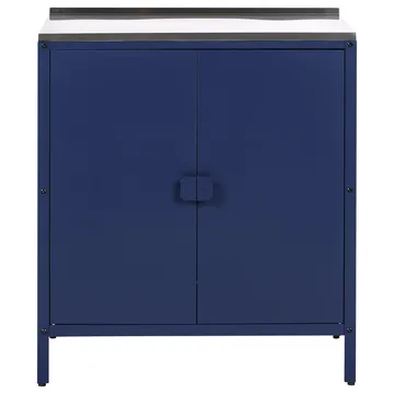 Kjøkkenskap Vilama - Blå, Sølv - Hagemøbler & utemiljø - Grill & utekjøkken - Utekjøkken - Komplette utekjøkken