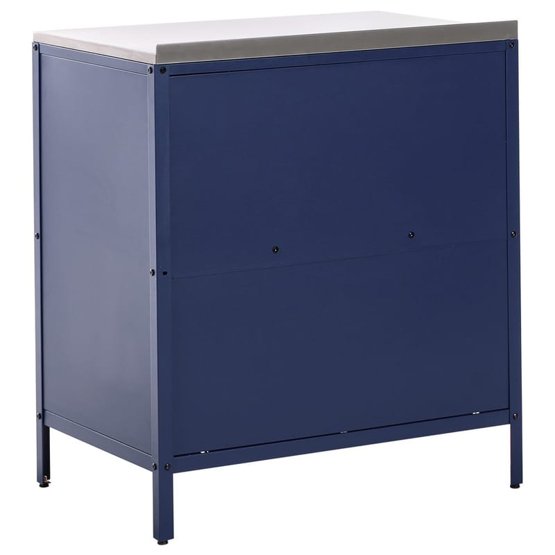 Kjøkkenskap Vilama - Blå, Sølv - Hagemøbler & utemiljø - Grill & utekjøkken - Utekjøkken - Komplette utekjøkken