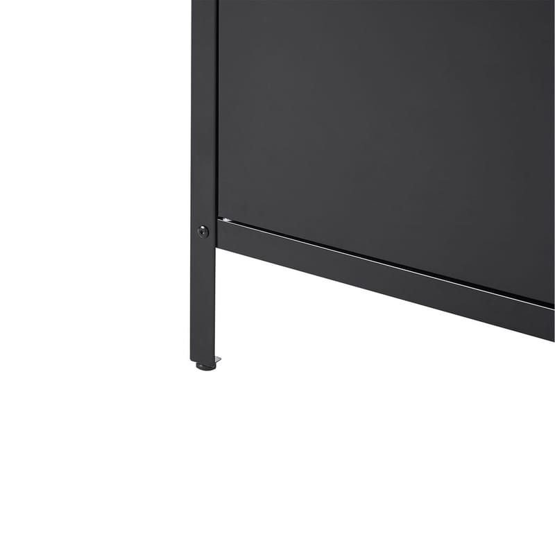 Kjøkkenskap Vilama - Svart, Sølv - Hagemøbler & utemiljø - Grill & utekjøkken - Utekjøkken - Komplette utekjøkken