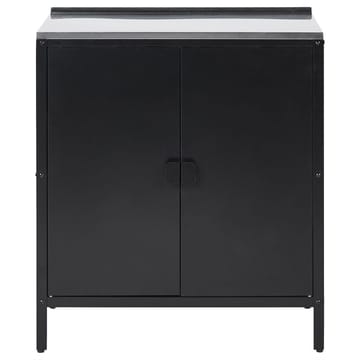 Kjøkkenskap Vilama - Svart, Sølv - Hagemøbler & utemiljø - Grill & utekjøkken - Utekjøkken - Komplette utekjøkken