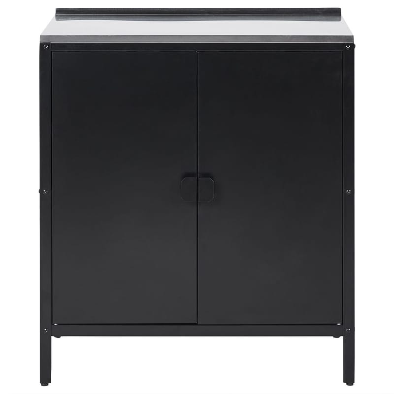 Kjøkkenskap Vilama - Svart, Sølv - Hagemøbler & utemiljø - Grill & utekjøkken - Utekjøkken - Komplette utekjøkken