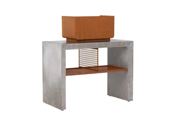 Velas Utekjøkken m/ Grill 120x60 cm - Lysegrå - Hagemøbler & utemiljø - Grill & utekjøkken - Utekjøkken - Komplette utekjøkken