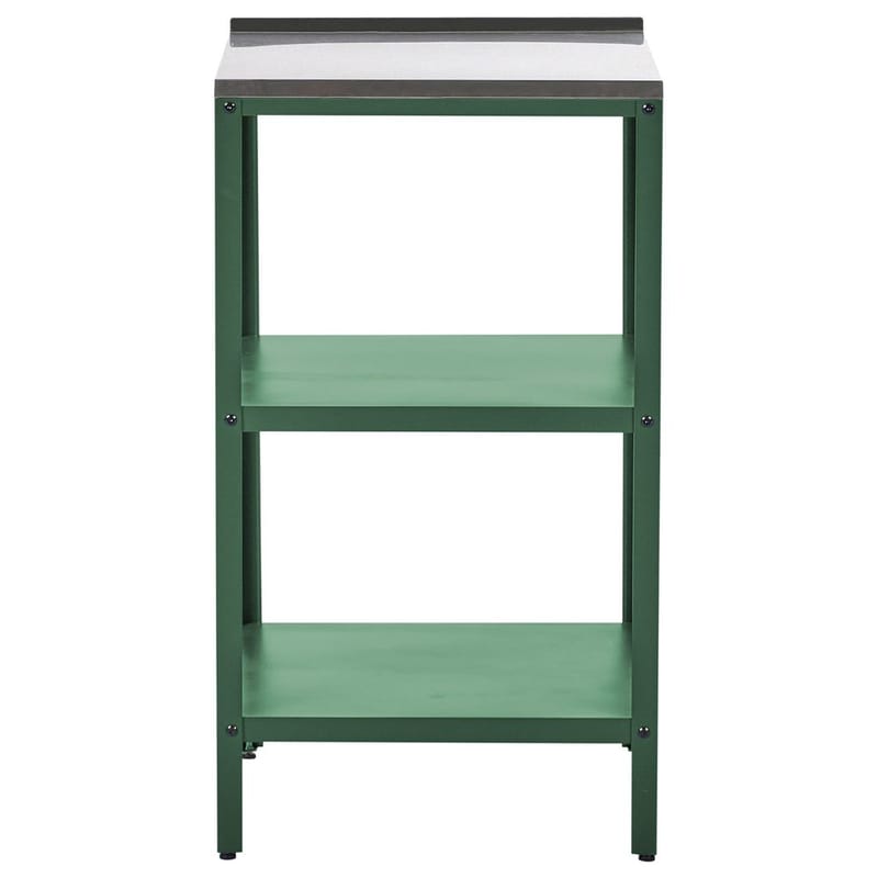 Liten kjøkkenøy Vilama - Grønn, Sølv - Hagemøbler & utemiljø - Grill & utekjøkken - Utekjøkken - Komplette utekjøkken