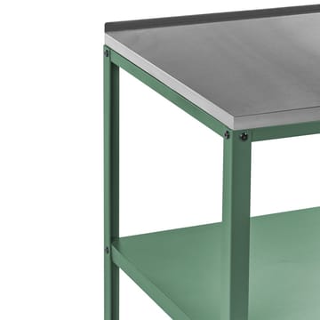 Liten kjøkkenøy Vilama - Grønn, Sølv - Hagemøbler & utemiljø - Grill & utekjøkken - Utekjøkken - Komplette utekjøkken