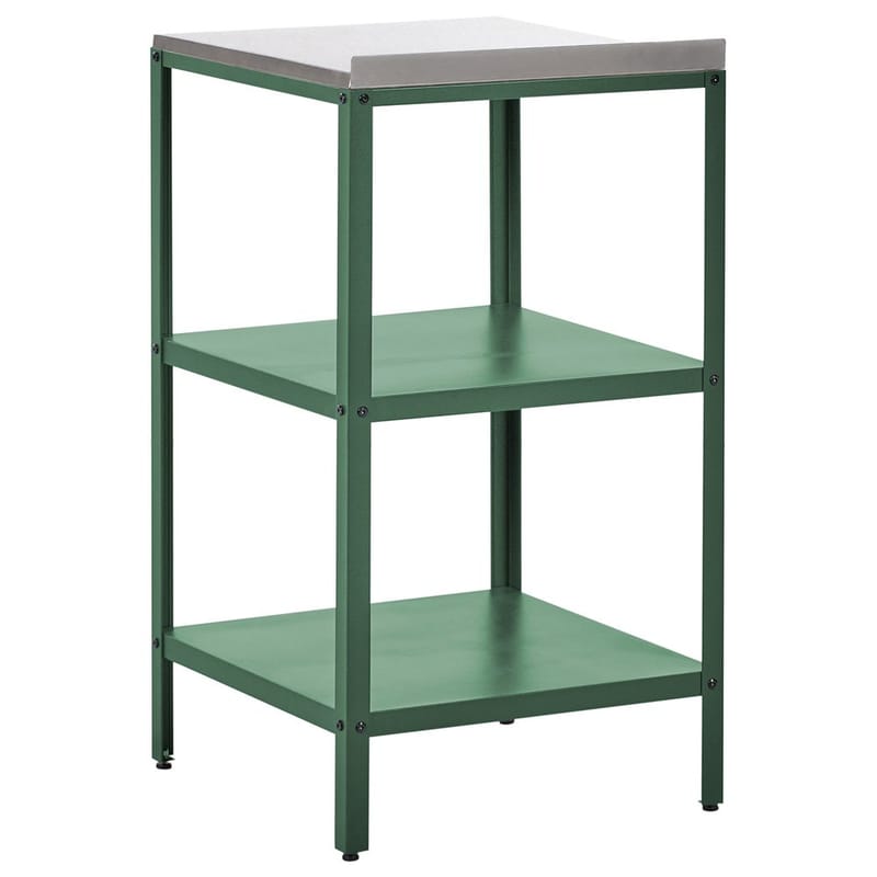 Liten kjøkkenøy Vilama - Grønn, Sølv - Hagemøbler & utemiljø - Grill & utekjøkken - Utekjøkken - Komplette utekjøkken