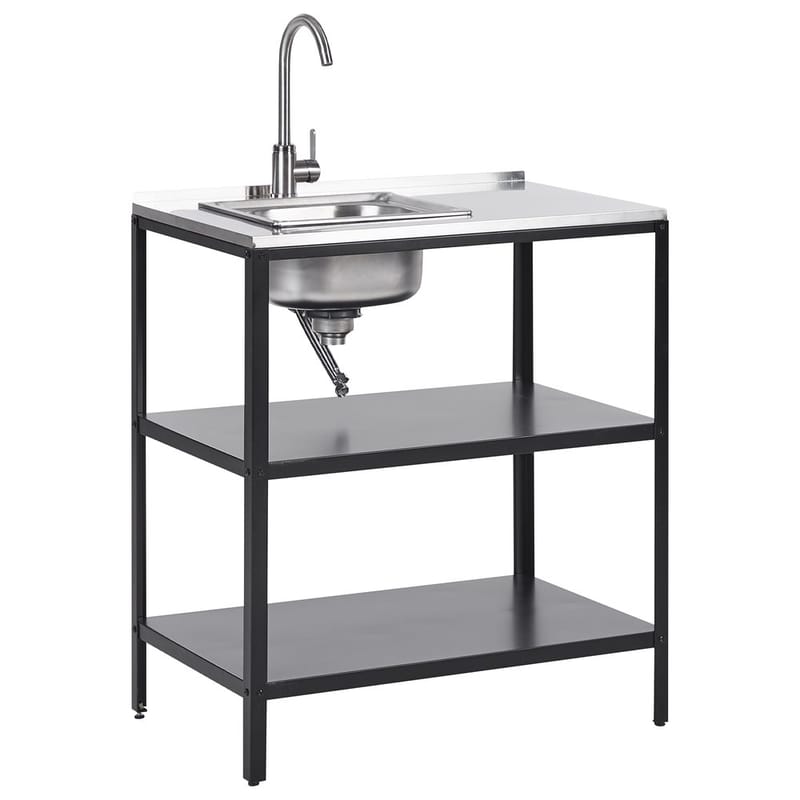 Utekök Silver, Svart