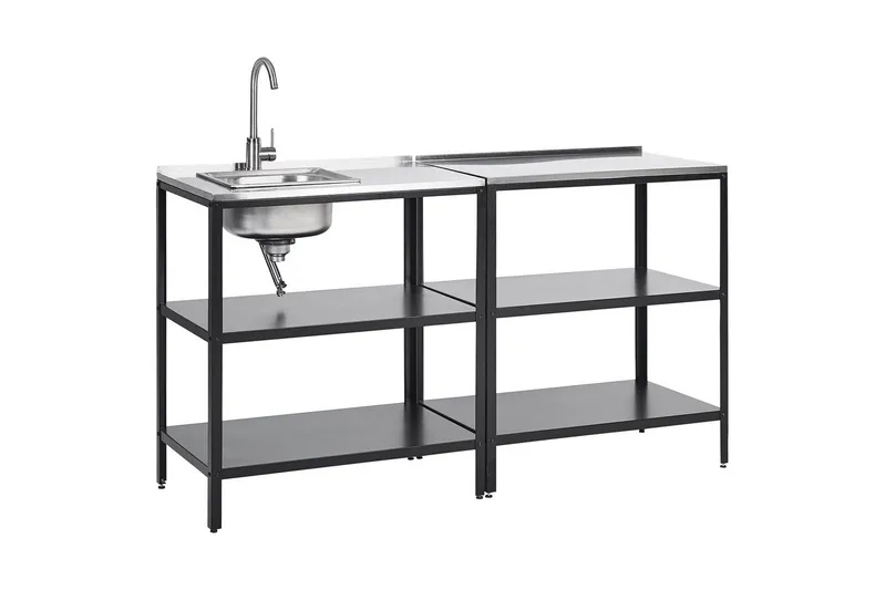 Utekök Svart, Silver