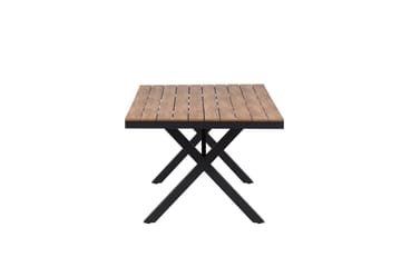 Garcia Spisebord 100x200 cm - Svart - Hagemøbler & utemiljø - Hagebord - Spisebord ute