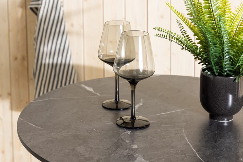 Milano Barbord 4-seter Rund - Hvit - Hagemøbler & utemiljø - Hagebord - Barbord utendørs