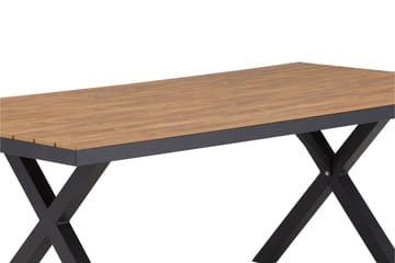 Garcia Spisebord 100x200 cm - Svart - Hagemøbler & utemiljø - Hagebord - Spisebord ute