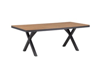 Garcia Spisebord 100x200 cm - Svart - Hagemøbler & utemiljø - Hagebord - Spisebord ute