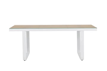 Merlo Spisebord 90x200 cm - Hvit - Hagemøbler & utemiljø - Hagebord - Spisebord ute
