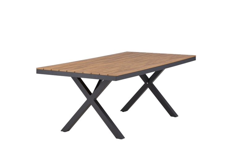 Garcia Spisebord 100x200 cm - Svart - Hagemøbler & utemiljø - Hagebord - Spisebord ute