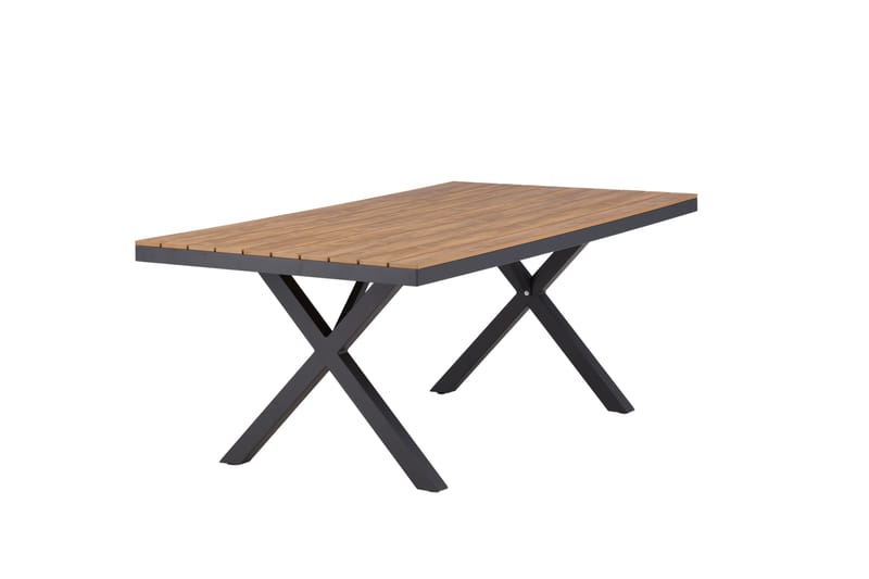 Garcia Spisebord 100x200 cm - Svart - Hagemøbler & utemiljø - Hagebord - Spisebord ute