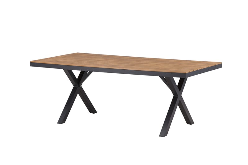 Garcia Spisebord 100x200 cm - Svart - Hagemøbler & utemiljø - Hagebord - Spisebord ute