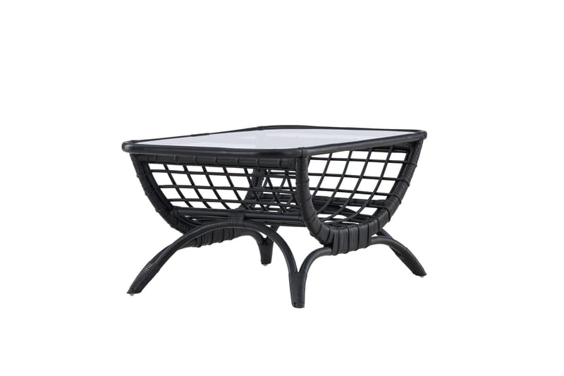 Moana Sofabord 60x95,5 cm - Svart - Hagemøbler & utemiljø - Hagebord - Loungebord & Sofabord utendørs