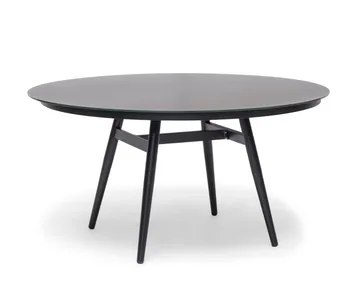 Hillerstorp Oxhult utebord Ø145 cm svart - Svart - Hagemøbler & utemiljø - Hagebord - Spisebord ute