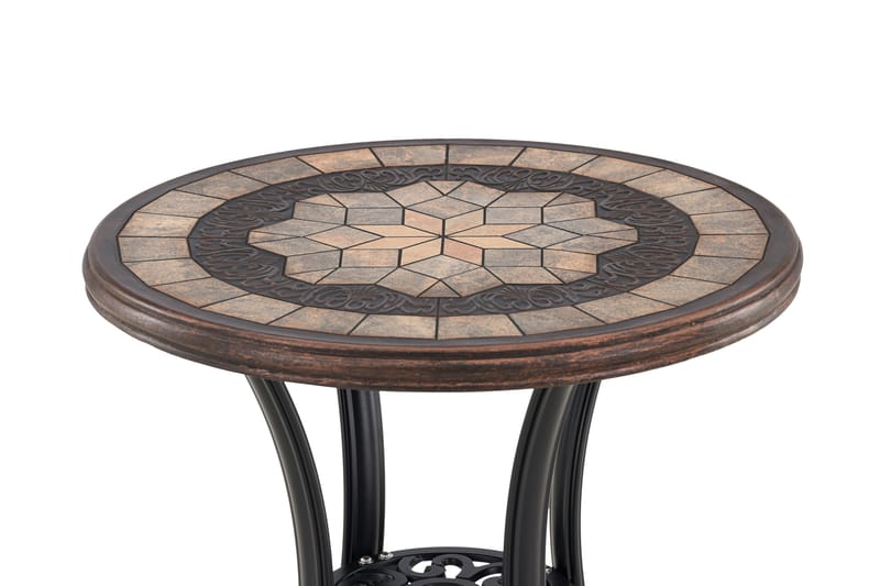 Leiria Cafébord 60 cm - Brun - Hagemøbler & utemiljø - Hagebord - Cafébord