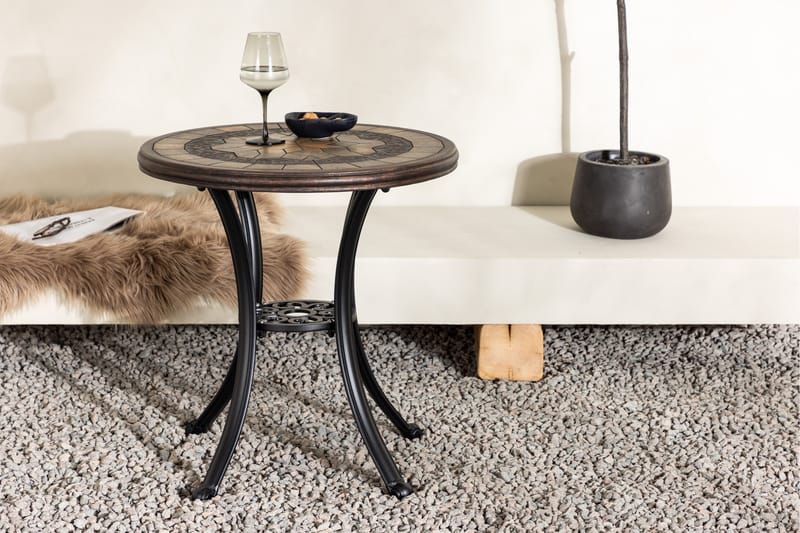 Leiria Cafébord 60 cm - Brun - Hagemøbler & utemiljø - Hagebord - Cafébord