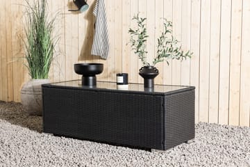 London Sofabord 50x120 cm - Svart - Hagemøbler & utemiljø - Hagebord - Loungebord & Sofabord utendørs