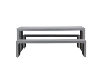 San Juan Piknikbord 6-seter - Grå - Hagemøbler & utemiljø - Hagebord - Piknikbord