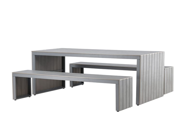 San Juan Piknikbord 6-seter - Grå - Hagemøbler & utemiljø - Hagebord - Piknikbord
