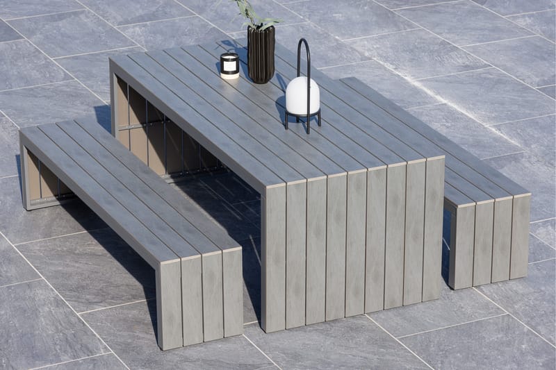 San Juan Piknikbord 6-seter - Grå - Hagemøbler & utemiljø - Hagebord - Piknikbord