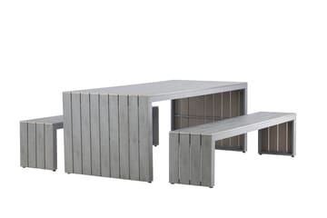 San Juan Piknikbord 6-seter - Grå - Hagemøbler & utemiljø - Hagebord - Piknikbord