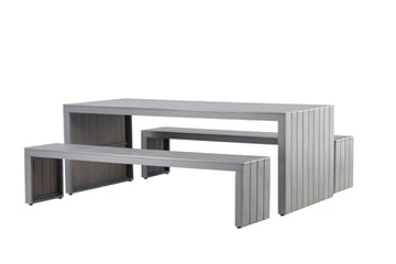 San Juan Piknikbord 6-seter - Grå - Hagemøbler & utemiljø - Hagebord - Piknikbord