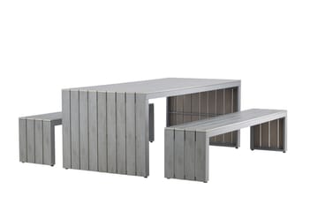 San Juan Piknikbord 6-seter - Grå - Hagemøbler & utemiljø - Hagebord - Piknikbord